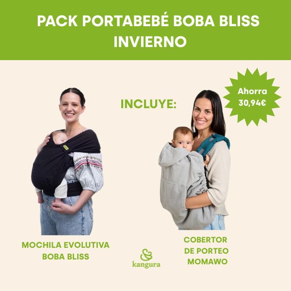 boba.img_alt_prefix Pack Portabebé Boba Bliss Invierno Black + Grey