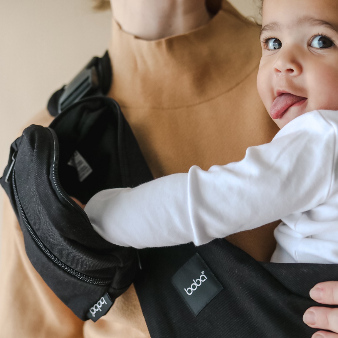 boba.img_alt_prefix Portabebé ligero Boba Buddy Black