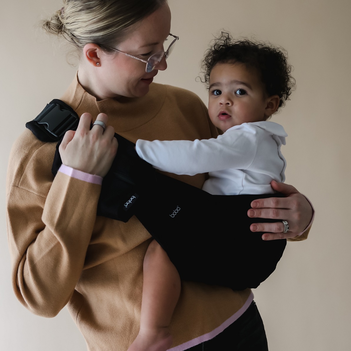 boba.img_alt_prefix Portabebé ligero Boba Buddy Black