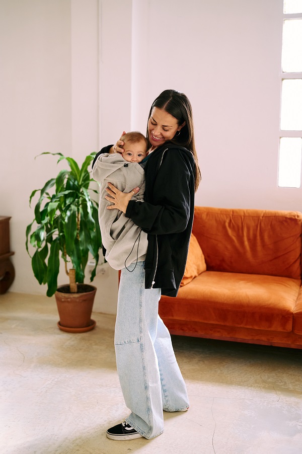 boba.img_alt_prefix Pack Portabebé Boba Wrap Invierno Grey + Grey